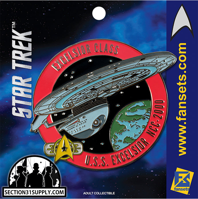 Star Trek: U.S.S Excelsior NCC-2000 FanSets pin